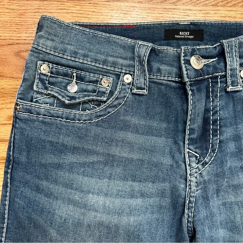 True Religion Ricky Relaxed‎ Straight Jeans Size 30